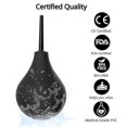 thumbnail image 2 of Kit de pera de enema negra de 220 ml Ducha anal limpia con boquilla para hombres y mujeres unisex Limpieza de colon-yvan, 2 of 4
