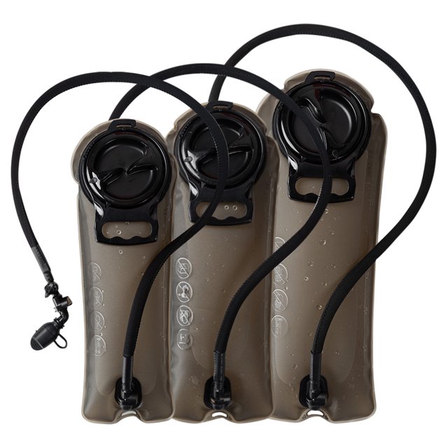 Graflsoa TPU Food-Grade Hydration Bladder for Hiking & Cycling - 2L Capacity, Coffee Color, Leakproof Design, Easy Fill & Clean, Outdoor Water Reservoir