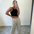 thumbnail image 5 of Women Crop Top Simple - Breathable Solid Color Summer Sleeveless Top Tank Top, 5 of 5