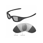 Walleva Transition/Photochromic Polarized Replacement Lenses for Oakley XX/Old Twenty (before 2011 version) Sunglasses