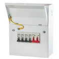 thumbnail image 2 of Electrical 100A 4 Way Available Metal Composite Consumer unit + 4 MCB Switches, 2 of 4
