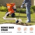 thumbnail image 5 of 4.3 Inch Diameter 13.1 Foot Wood Chipper Shredder Mulcher Leaf Vacuum Kit, 5 of 7