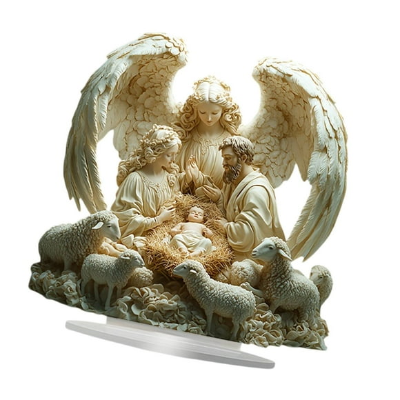 Decoración de Acrílico Del ángel de La Familia Decoración Atractiva Del Partido para Del Día de Fiesta