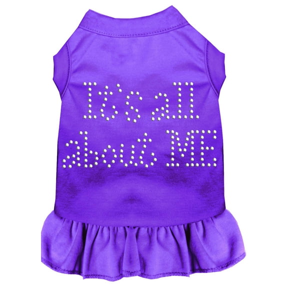 Pet Dog Cat Dress Rhinestone, "It's All About Me"