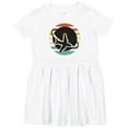thumbnail image 3 of Inktastic Airplane Trip Vintage Travel Girls Toddler Dress, 3 of 5