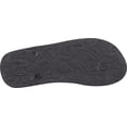 thumbnail image 5 of Quiksilver Men's Haleiwa Flip Flops Sandals Solid Black - AQYL100627-SBKM, 5 of 5