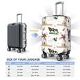 thumbnail image 5 of Haiem Cute Farm Luggage Cover Printed Suitcase Covers for Luggage Elastic Washable Suitcase Protector Fits 18-32 Inch Luggage-Small, 5 of 8