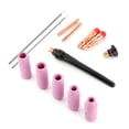 thumbnail image 4 of Nozzle 13Pcs/Set Welding Nozzle TIG Gas Lens Ceramic Contact Tip With Tungsten Needle For Torch 17/18/26, 4 of 8