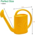 thumbnail image 2 of Plant Watering Can 1 Gallon, Watering Can for Outdoor Plants, Water Can for Plants, Plastic Garden Watering Can with Sprinkler Head-Yellow, 2 of 7