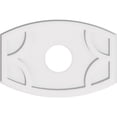 thumbnail image 1 of Ekena Millwork CMP26X17KY-06000 6 in. ID x 14 in. Rectangle Kailey Architectural Grade PVC Contemporary Ceiling Medallion, 1 of 1