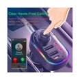 thumbnail image 4 of Transmisor FM Bluetooth para coche,Adaptador para coche Bluetooth 5.0,Radio inalámbrica, 4 of 5