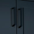 thumbnail image 2 of ARIEL Hepburn 60" Midnight Blue Double Vanity, 1.5" Edge Carrara Quartz Countertop & Splash, Rectangular Sinks, 4 Soft Closing Doors, 6 Full Extension Dovetail Drawers, Toe Kick, Matte Black, 2 of 10