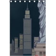thumbnail image 4 of Coolnut Statue of Liberty New York City Blackout Curtain for Bedroom, 2 Panels Thermal Insulated Blackout Drapes Long Darkening Curtains with Grommets,55"x 72", 4 of 5