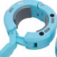 thumbnail image 2 of M Buder Abrazaderas Magnéticas para Barra de 50mm, Clips de Cuello de Bloqueo de Placa de Peso de Liberación Rápida para Entrenamiento de Levantamiento de Pesas, Par, Azul y Gris (18 cm / 7 in), 2 of 9