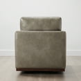 thumbnail image 5 of CHITA Swivel Accent Chairs for Living Room, Comfortable Arm Chairs for Bedroom,Faux Leather in Gray, 5 of 11