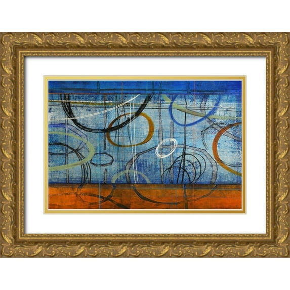 Holsinger, Joel 18x13 Gold Ornate Wood Framed with Double Matting Museum Art Print Titled - Introspection 3
