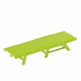 thumbnail image 4 of WestinTrends Malibu Outdoor Chaise Lounge Set of 2, All Weather Poly Lumber Patio Pool Lounge Chair with 5 Posistions Backrest, Lime, 4 of 9