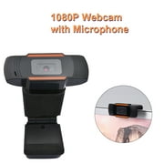 1080P Webcam with Microphone HD Webcam for Desktop Laptop Computer Live Broadcast Camera