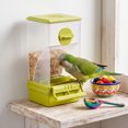 thumbnail image 5 of Bird Feeder Hanging Cage Food Container with Husk Separation and Mess Reducing Design for Small Birds, 5 of 6
