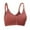 Red, variant on Front Close Bra Women Front Closure Comfortable Bra for Seniors Comfort Bras for Elderly No Wire Cotton Bras Bra for Women White 80