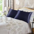 thumbnail image 2 of MesaSe Satin Pillowcases Set of 2  with Envelope Closure White, 2 of 7
