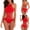 Red, variant on Spring Saving GaThRRgYP Women One Piece Swimsuits,Women's Backless Hollowed Out Lace One-piece Swimsuit (with Chest Pad No Steel Bracket)