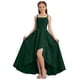 thumbnail image 1 of Vestido de Manga Larga Una Línea para las Mujeres Elástico Twirly Patinador Escuela Vestido de Recital Cuello Redondo Sólido Vestido para Niña de 4-14 Años, 1 of 6