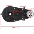 thumbnail image 5 of Piezas de repuesto para caja de cambios de Motor de coche eléctrico, 2 uds., 12v, 550-30000rpm (hy), 5 of 5