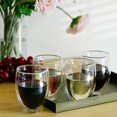 thumbnail image 4 of BTaT- Double Wall Wine Glasses, 4 Pack, 12 oz, Wine Glasses, Stemless Wine Glass, Double Wall Glass Cup, 4 of 7