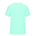 thumbnail image 4 of YLSDY Men's Knit T-Shirt Summer Fashion Quick Dry Short Sleeve Tee Crewneck Sweater Shirt Casual Pullover Tops Mint Green XXXXL, 4 of 6
