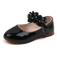 thumbnail image 1 of Girls' Princess Leather Shoes Comfort Sole Non-Slip Performance Shoes for Parties Pageants, 1 of 5