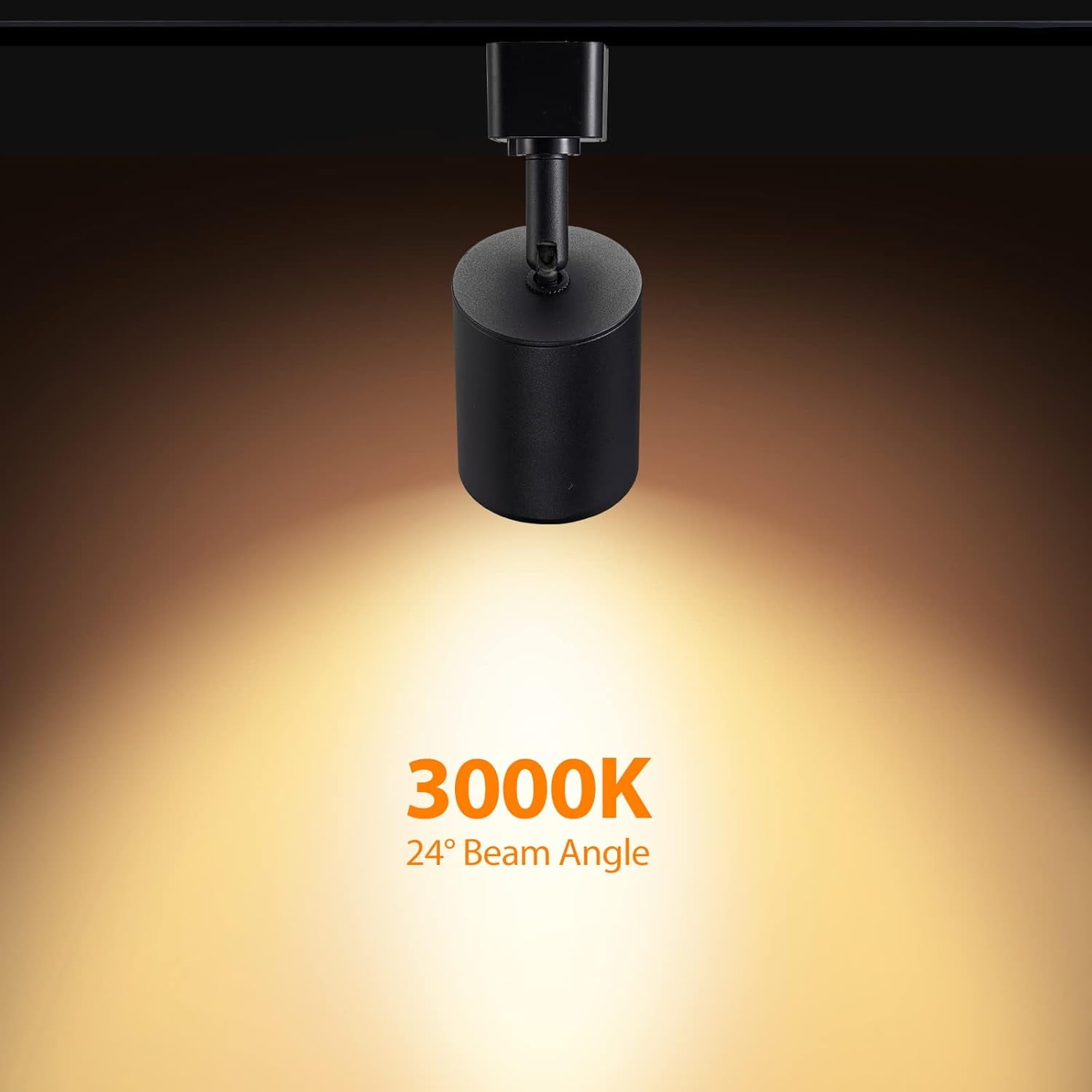 VANoopee 12-Light LED Track Lighting Kit with 13FT H Type Track Lighting Rail, Dimmable LED Track Lighting Fixtures Kitchen Ceiling Spot Light 3000K 24° CRI90+ 10W 800lm Black