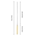 thumbnail image 3 of 60X Brochettes de BBQ Grillades Acier Inoxydable Plat Métal Aiguille de Gril de Camping Brochettes Réutilisables Bâtons Brochettes pour Camping Brochettes de Barbecue en Métal, 3 of 10
