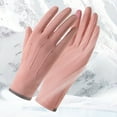 thumbnail image 4 of CAIXIA Heated Work Gloves Women Winter Thermal Lined Touchscreen Mittens for Cycling Driving and Outdoor Activities Windproof Cold Weather Gloves,Pink, 4 of 5