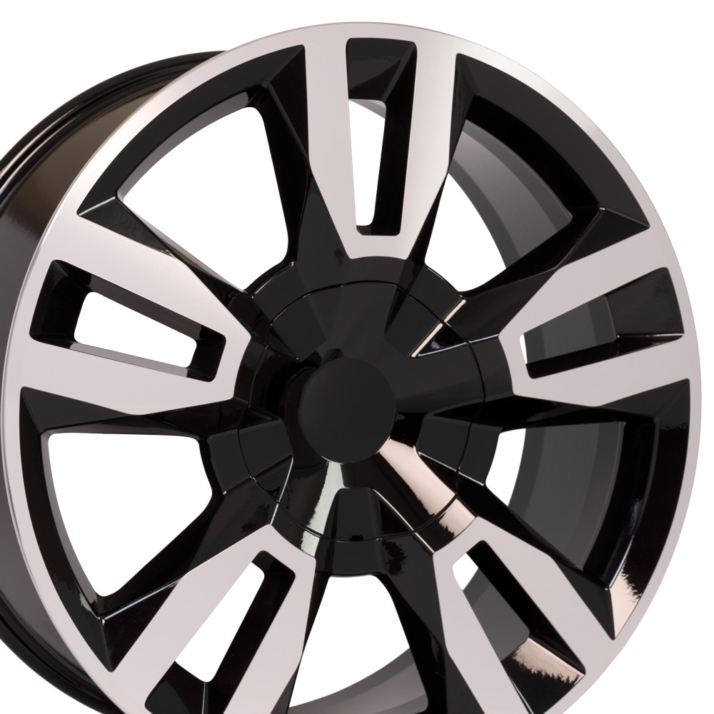 Oe Wheels 22 Inch Fits Chevy Silverado Tahoe Suburban Gmc Sierra Yukon Cadillac Escalade Cv40 Special Edition Rst Rally Style Flow Formed Black Machined Rim Hollander 5821 Set Walmart Com Walmart Com