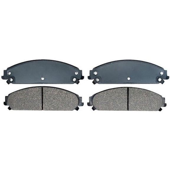 Front Brake Pad Set - Compatible with 2006 - 2023 Dodge Charger 2007 2008 2009 2010 2011 2012 2013 2014 2015 2016 2017 2018 2019 2020 2021 2022
