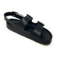 thumbnail image 2 of JEFFRICO Boys Comfort Double Buckle Sandals Kids Adjustable Back Strap EVA Water Sandals Slides, 2 of 6