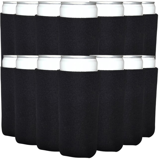 Fundas para enfriador de latas TahoeBay Slim (Paquete de 25)