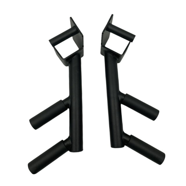 jinwen 2 Pcs Barres de Trempage D\'entraînement Physique Accessoires Poignées d'Exercice pour Squat Rack Pull up 18mm