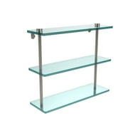 16" Triple Tiered Glass Shelf (Build to Order)