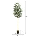 thumbnail image 2 of Nearly Natural 8ft. Artificial Olive Tree, Green, 2 of 6