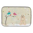 thumbnail image 3 of Carolines Treasures BB2564DDM Christmas Presents Between Friends Cocker Spaniel Black Dish Drying Mat, 3 of 4