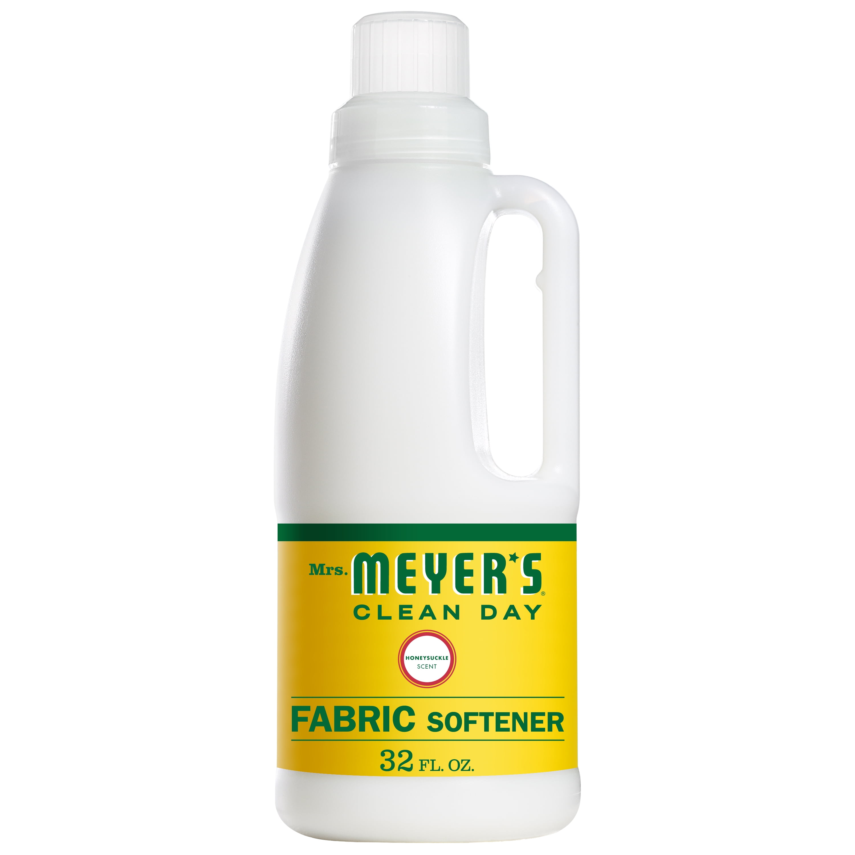 Mrs. Meyer's Clean Day Liquid Fabric Softener Bottle, Honeysuckle Scent