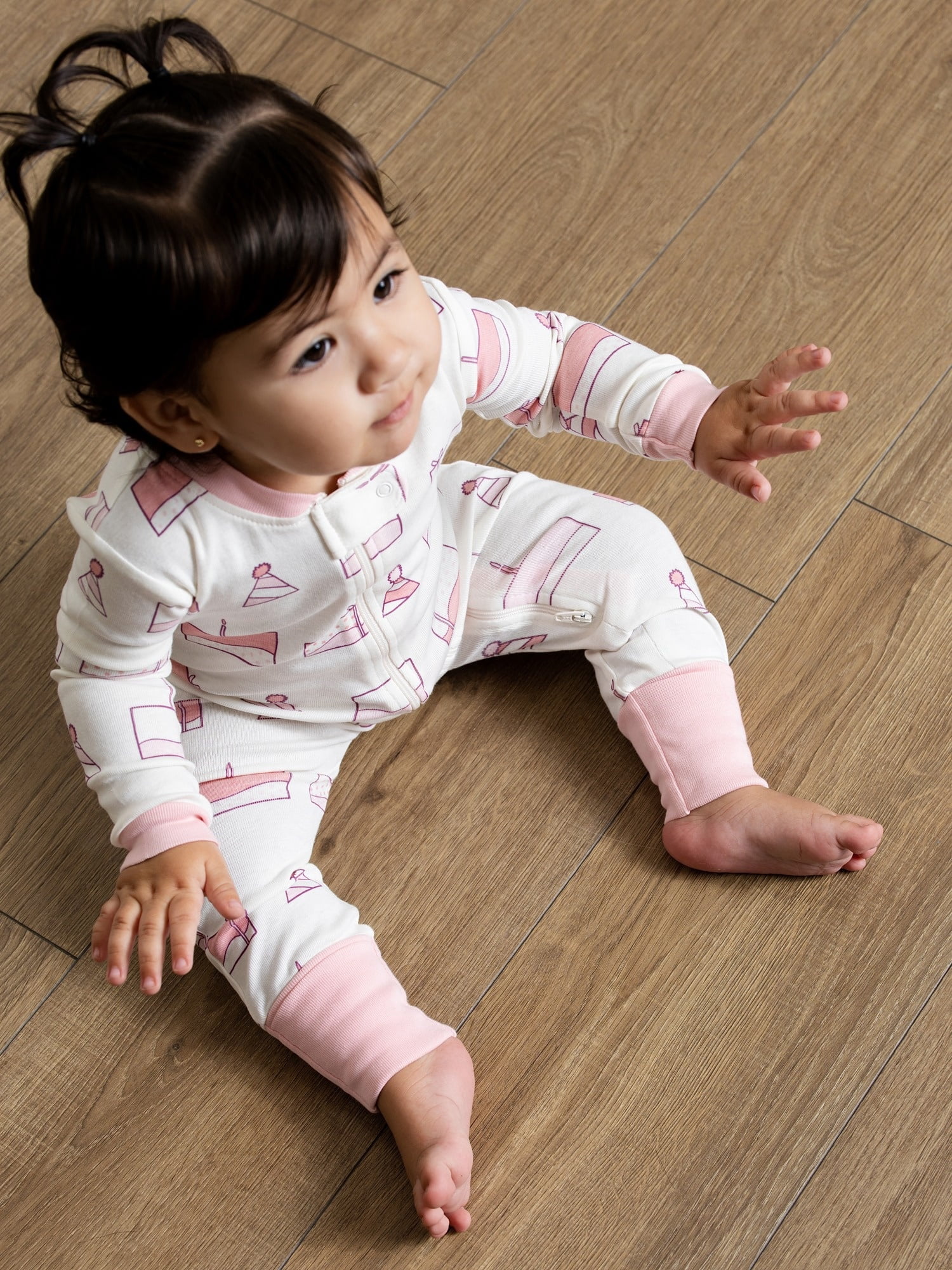 Monica + Andy Organic Cotton One Piece Coverall and Bib Set, Sizes Newborn - 18-24 Months