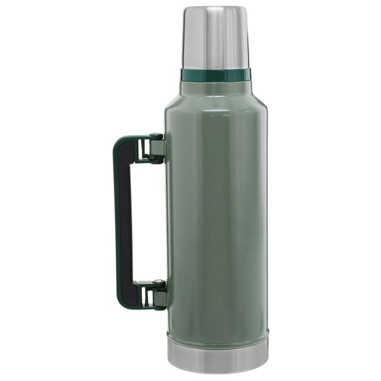 Vintage Stanley since 1913 metal green thermos 1.1qt with handle Aladdin