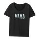 thumbnail image 4 of Camiseta de mamá para mujer, camisetas de verano, ropa de calle clásica para mamá, camiseta básica con cuello redondo SG, 4 of 8