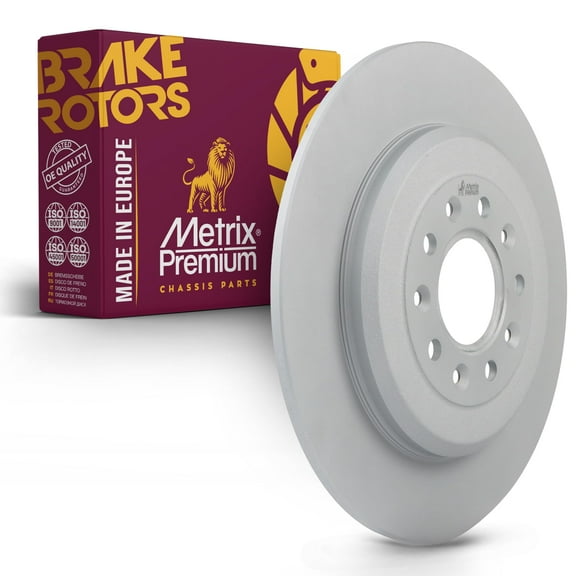 Metrix Premium Chassis Parts - 12.99 inch (330mm) Rear Coated Solid Disc Brake Rotor Fits 2011-2014 Ford Edge, 2011-2019 Explorer, 2012-2019 Flex, 2013-2019 Taurus, Lincoln MKS, MKT 680281FZN