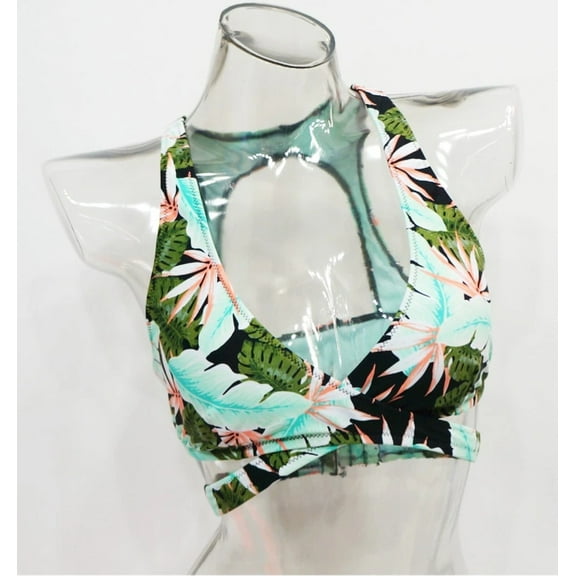 Vanilla Beach Sport Tropical Wrap Around Bikini Swim Top Women's XL