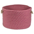 thumbnail image 2 of NA71A015X012 Cabana Basket - Magenta 15"x15"x12" Basket, 100% Polypropylene - Round., 2 of 2