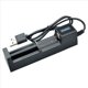 thumbnail image 2 of 5X Cargador de BateríA USB 1 Ranura Cargador de BateríA de Litio Recargable de Carga RáPida Universal para 18650 26650 14500 16340, 2 of 5